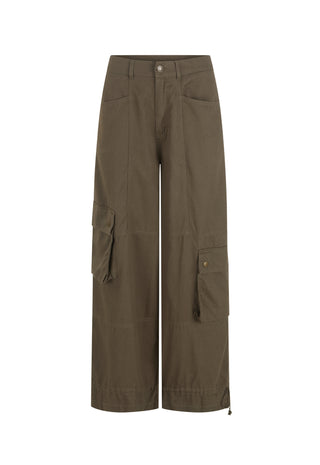 a-pair-of-wide-leg-cargo-pants-in-olive-green-featuring-large-side-cargo-pockets-and-a-button-closure-at-the-waist-shown-against-a-plain-white-background